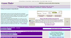 Desktop Screenshot of censusfinder.com